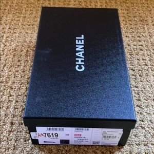 Chanel ballerina shoebox